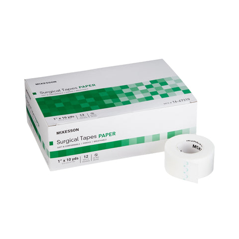 McKesson Paper Medical Tape, White