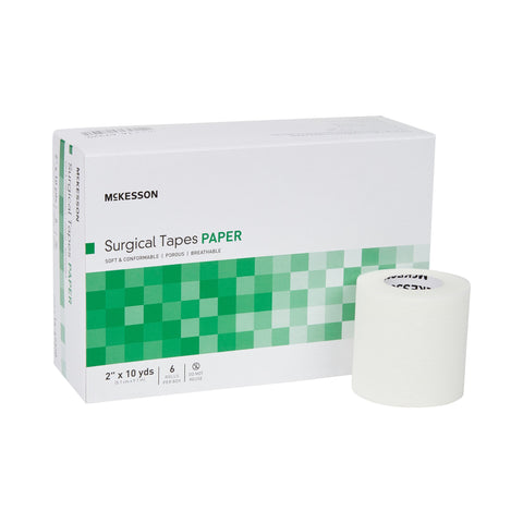 McKesson Paper Medical Tape, White