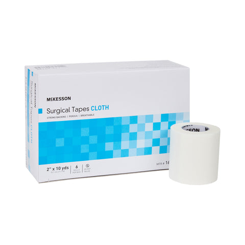 McKesson Silk-Like Cloth Medical Tape, White