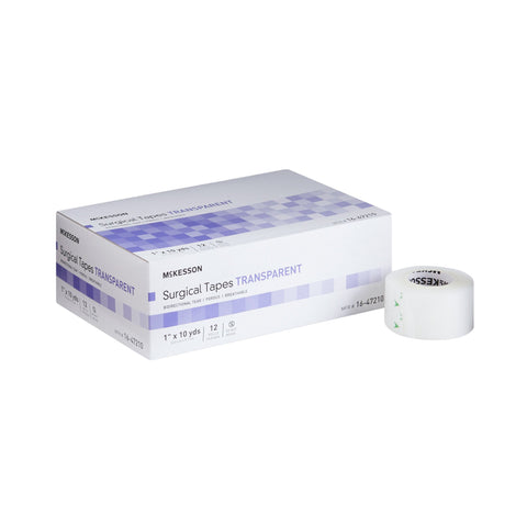 McKesson Plastic Medical Tape, Transparent