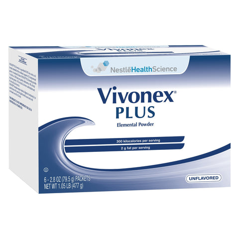 Vivonex Plus Elemental Powder, Unflavored, 2.8 oz. Packets