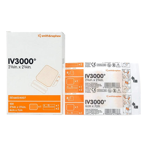 Smith & Nephew IV3000 1-Hand Peripheral Catheter Dressing, 2-3/8 x 2.75"