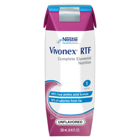 Tube Feeding Formula Vivonex RTF Unflavored Liquid Carton