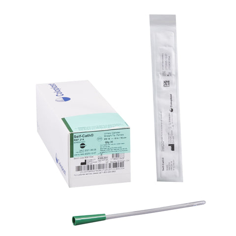 Coloplast Self-Cath Female Catheter, Straight Tip, 6'