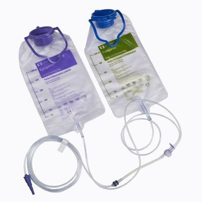 Cardinal Kangaroo ePump Enteral Feeding Set, 500mL Flush Set