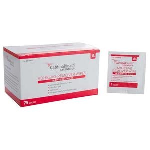 Cardinal Health Essentials Adhesive Remover Wipes, 1.25 X 3"