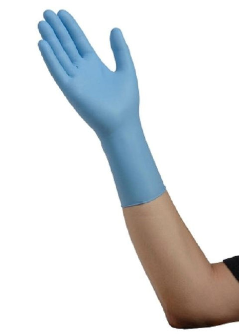 Cardinal Esteem Extended Cuff Nitrile Exam Gloves, Powder-Free, 12"