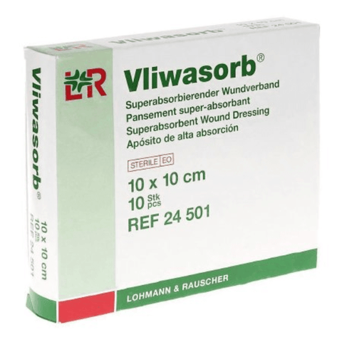 Vliwasorb Super Absorbent Dressing, 4 X 4"