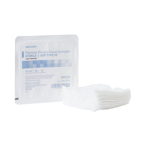 McKesson Sterile USP Type VII Gauze Sponge, 16-Ply