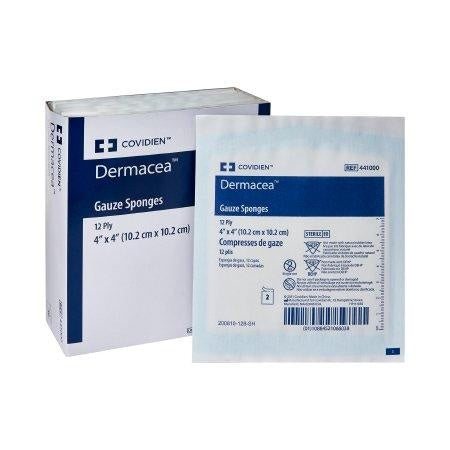 Cardinal Health Dermacea Gauze Sponge, Sterile, 12-ply, 4 X 4"