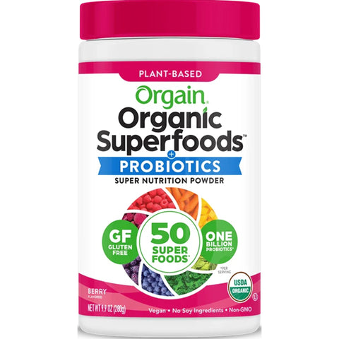 Orgain Organic Superfoods + Probiotics Super Nutrition Powder