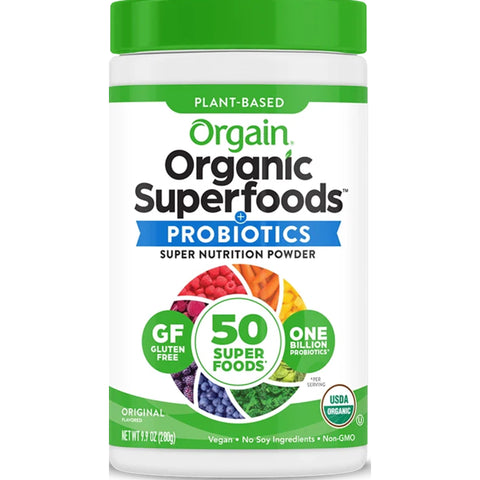 Orgain Organic Superfoods + Probiotics Super Nutrition Powder