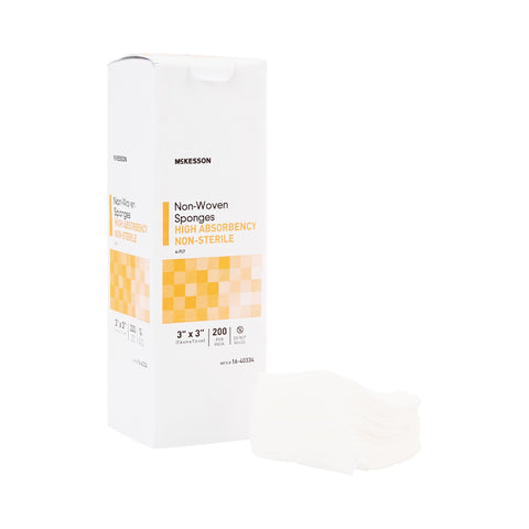 McKesson Nonwoven Sponge, 4-Ply