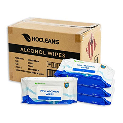 Hocleans Hand Sanitizing Alcohol Wipes