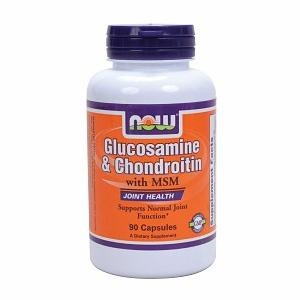 Now Glucosamine & Chondroitin with MSM Joint Health Dietary Supplement, 90 Capsules