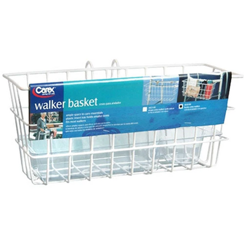 Carex Snap On Walker Basket with Tray