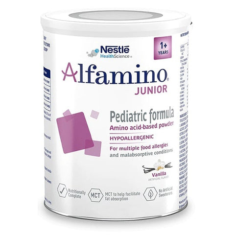 Alfamino Junior Amino-Acid Based Pediatric Formula, Vanilla, 14.1 oz.