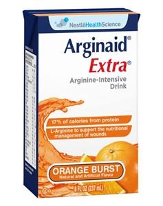 Arginaid Extra Arginine-Intensive Drink, Orange Burst, 8 oz.