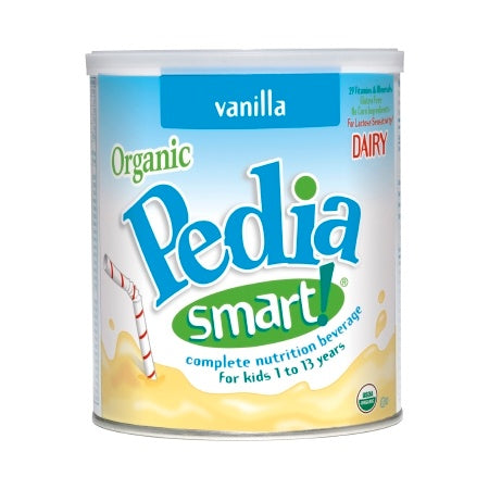 PediaSmart Organic Dairy Complete Nutrition Beverage Powder, Vanilla, 360 g