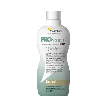 ProSource Plus Collagen & Whey Protein Formula, Neutral, 32 oz.