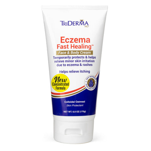 TriDerma MD Eczema Fast Healing Face & Body Cream, 6 oz