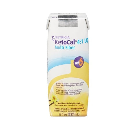 Nutrica KetoCal 4:1 LQ Multi Fiber Supplement, Vanilla Flavor, 8 oz.