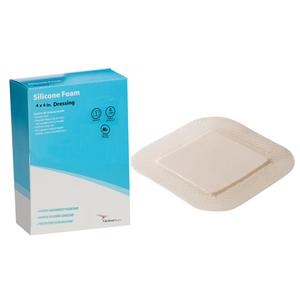 Cardinal Health Kendall Silicone Non-Bordered Foam Dressing, 4 X 4"