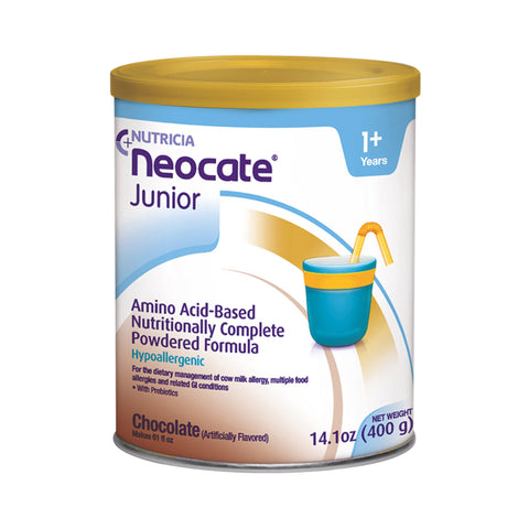 Nutricia Neocate Junior Amino-Acid Based Nutritionally Complete Powdered Formula, Chocolate, 14.1 oz.