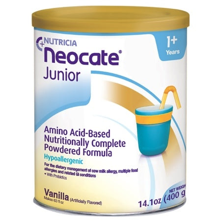 Nutricia Neocate Junior Amino-Acid Based Nutritionally Complete Powdered Formula, Vanilla, 14.1 oz.