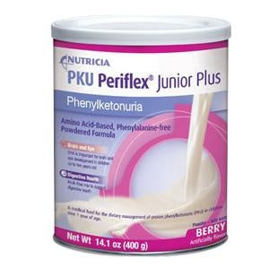 Nutricia PKU Periflex Junior Plus Amino-Acid Based Phenylalanine-free Powdered Formula, Berry, 14.1 oz.