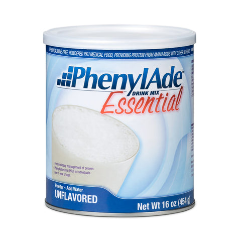 Nutricia PhenylAde Essential PKU Powdered Drink Mix, Unflavored, 1 lb