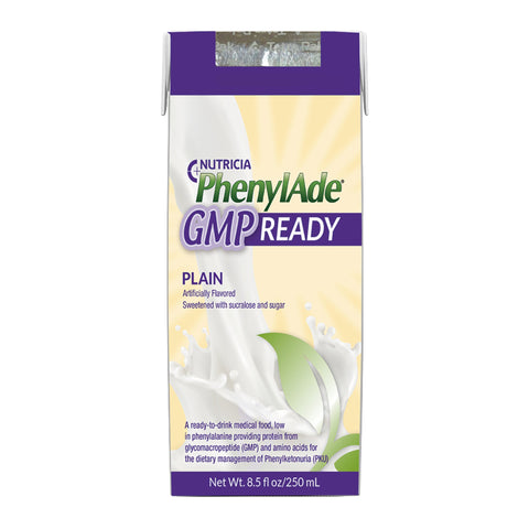 Nutricia PhenylAde GMP READY PKU Oral Supplement, Ready-To-Use, Plain, 8.5 oz.