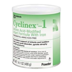 Abbott Cyclinex-1 Amino-Acid Modified Infant Formula with Iron, Powder, 14.1 oz.