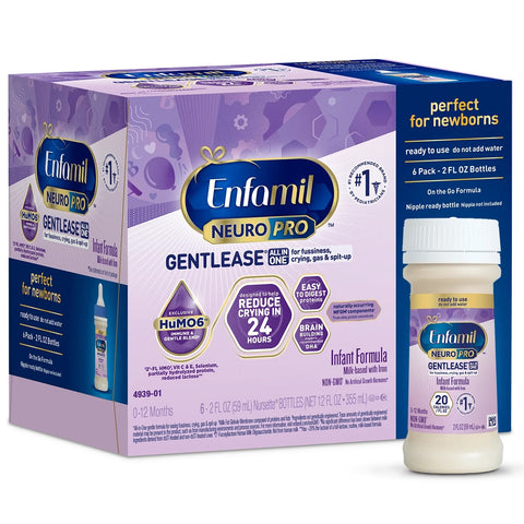 Enfamil NeuroPro Gentlease Ready-to-Use Infant Formula, 2 oz.