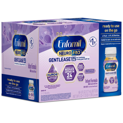 Enfamil NeuroPro Gentlease Ready-to-Use Infant Formula, 6 oz.