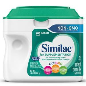 Similac For Supplementation Opti Gro Infant Formula, Powder, 1.45 Lb