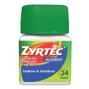 Zyrtec Allergy Indoor & Outdoor Allergy Relief, 10mg