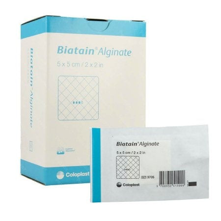 Coloplast Biatain Alginate Dressing, Sterile, 2 X 2"