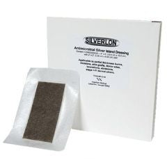 Silverlon Island Wound Dressing, 4" x 4"