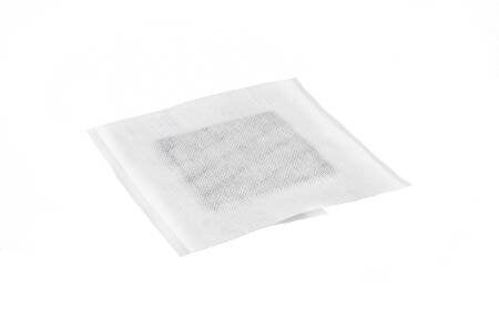 PolyMem Silver Adhesive Cloth-Backed Island Hydrogel Dressing with Nano Crystalline Silver, Sterile, 6 X 6"