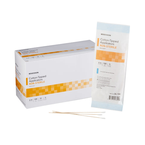 McKesson Swabsticks, Cotton-Tip, Wood Shaft