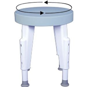 Maddak Inc Rotating Round Shower Stool