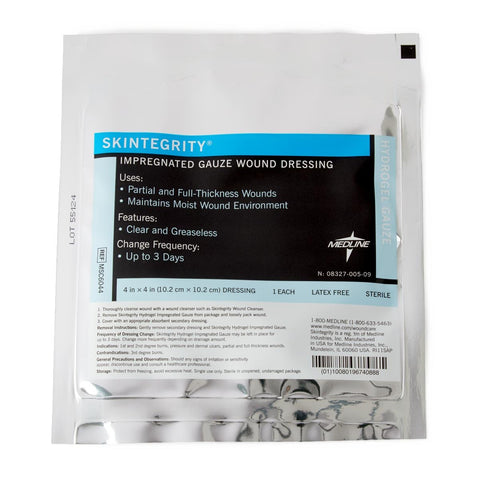 Medline Skintegrity Hydrogel Impregnated Gauze Wound Dressing