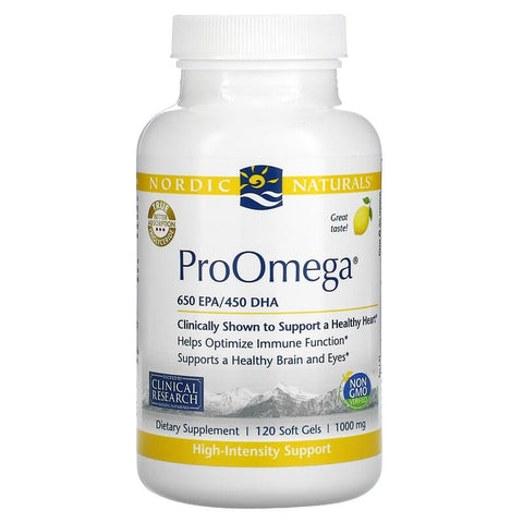 Nordic Naturals ProOmega Soft Gels, Lemon Flavor