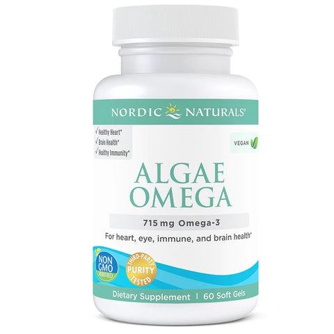 Nordic Naturals Algae Omega, 715 mg, 60 Soft Gels