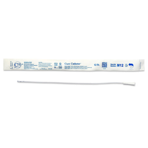 Cure Catheter Male Straight Tip Intermittent Catheter, 16"