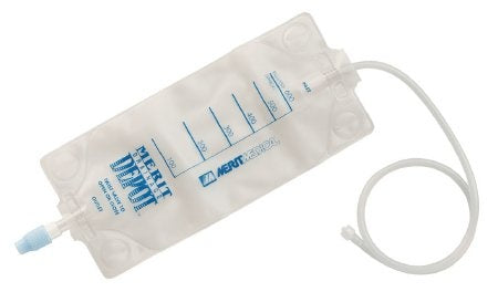 Merit Urinary Drainage Depot Bag, 600 mL