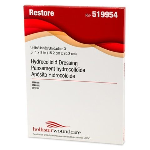 Hollister Restore Hydrocolloid Dressing without Tapered Edges