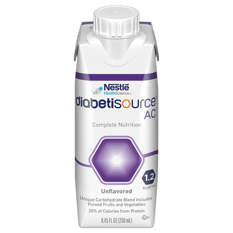 Tube Feeding Formula Diabetisource AC Unflavored Liquid Carton