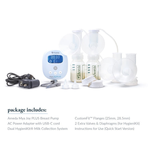 Ameda Mya Joy PLUS Portable Double Breast Pump